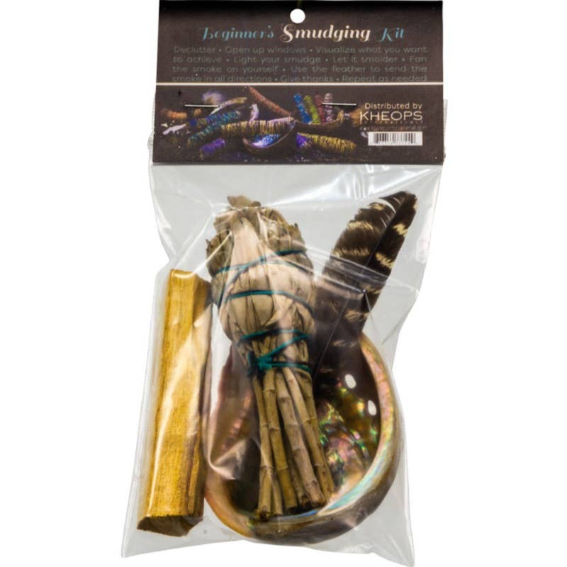 Small Smudging Kit For Beginners (Shell 3" - 4")