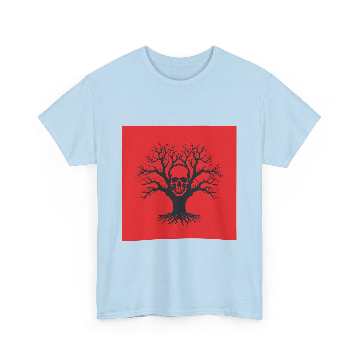 Gothic Skull Tree Tee, Unisex T-Shirt, Alternative Fashion, Edgy Apparel, Halloween Gift, Urban Streetwear