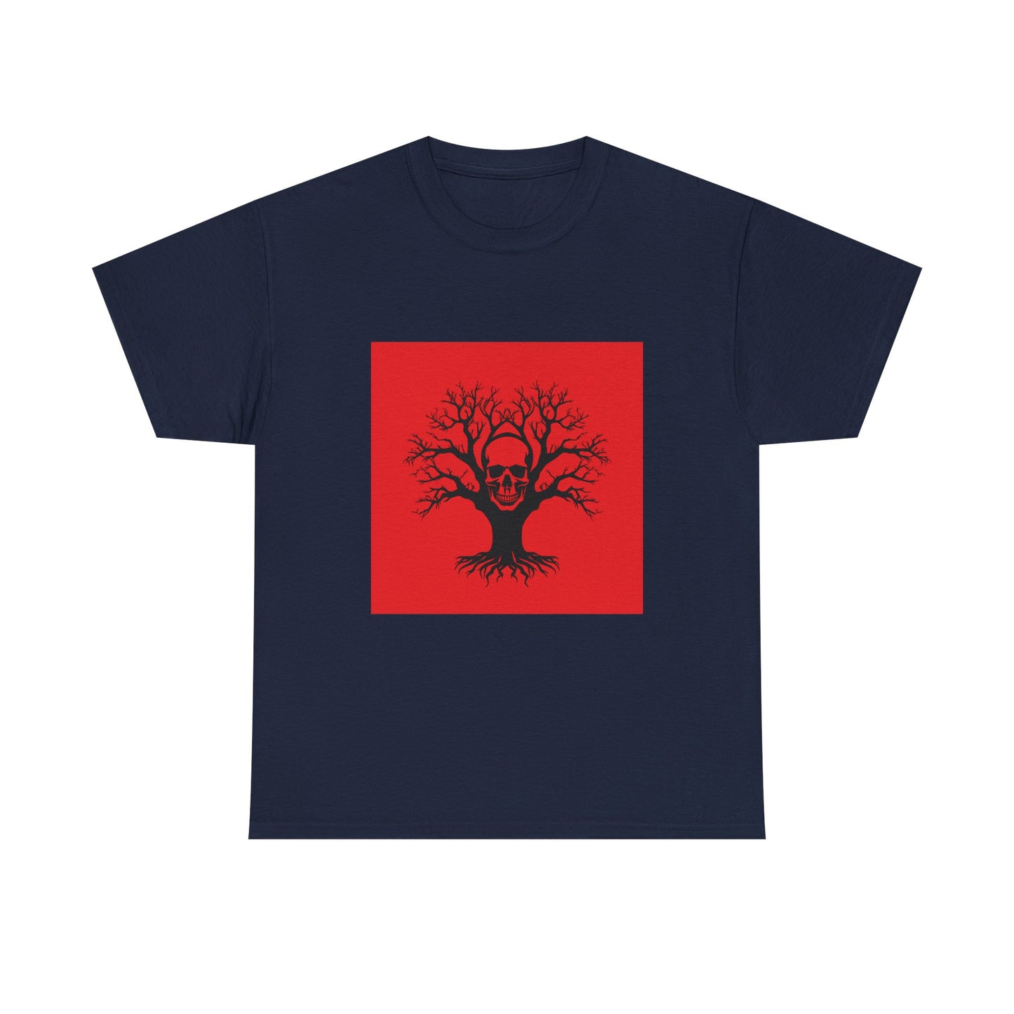 Gothic Skull Tree Tee, Unisex T-Shirt, Alternative Fashion, Edgy Apparel, Halloween Gift, Urban Streetwear