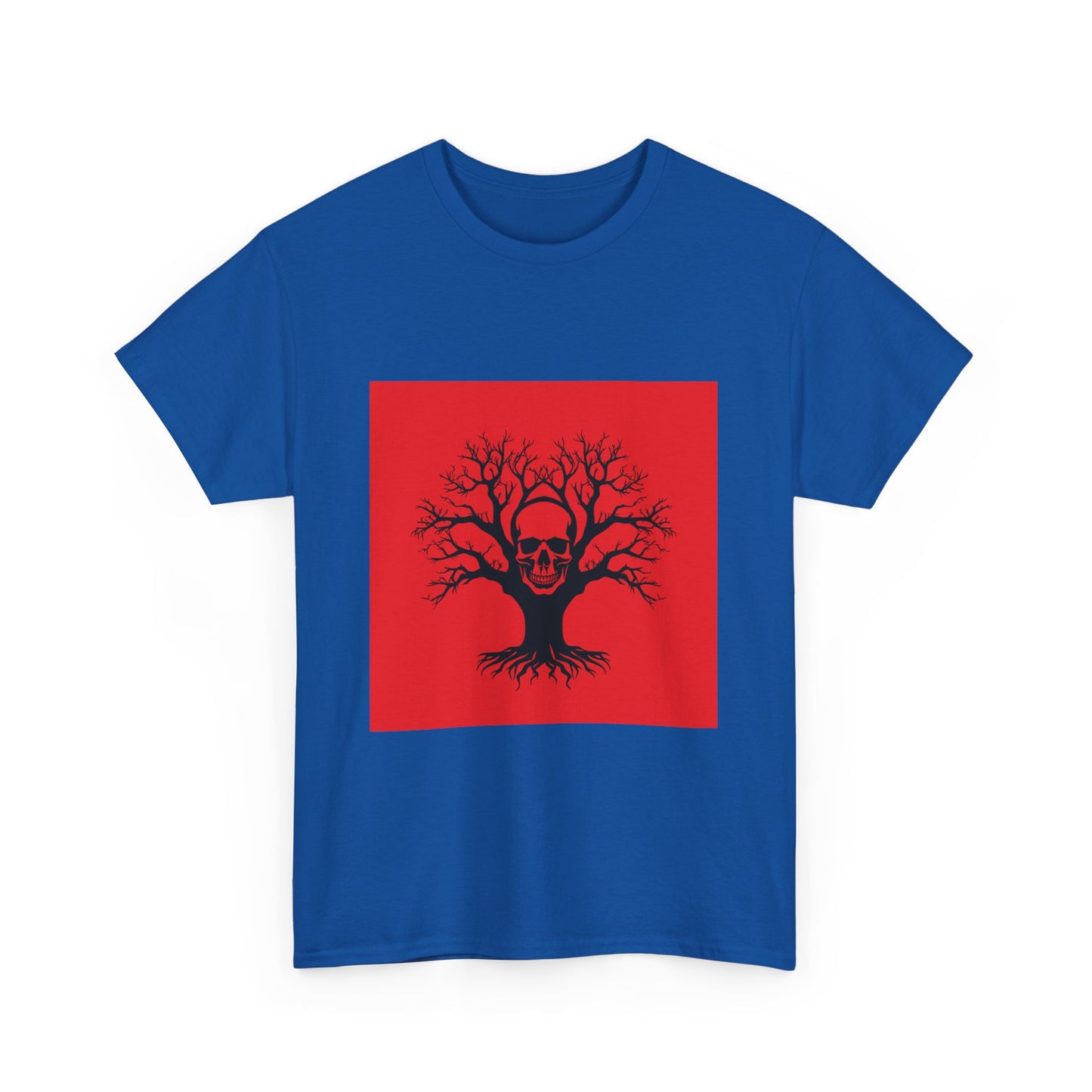 Gothic Skull Tree Tee, Unisex T-Shirt, Alternative Fashion, Edgy Apparel, Halloween Gift, Urban Streetwear