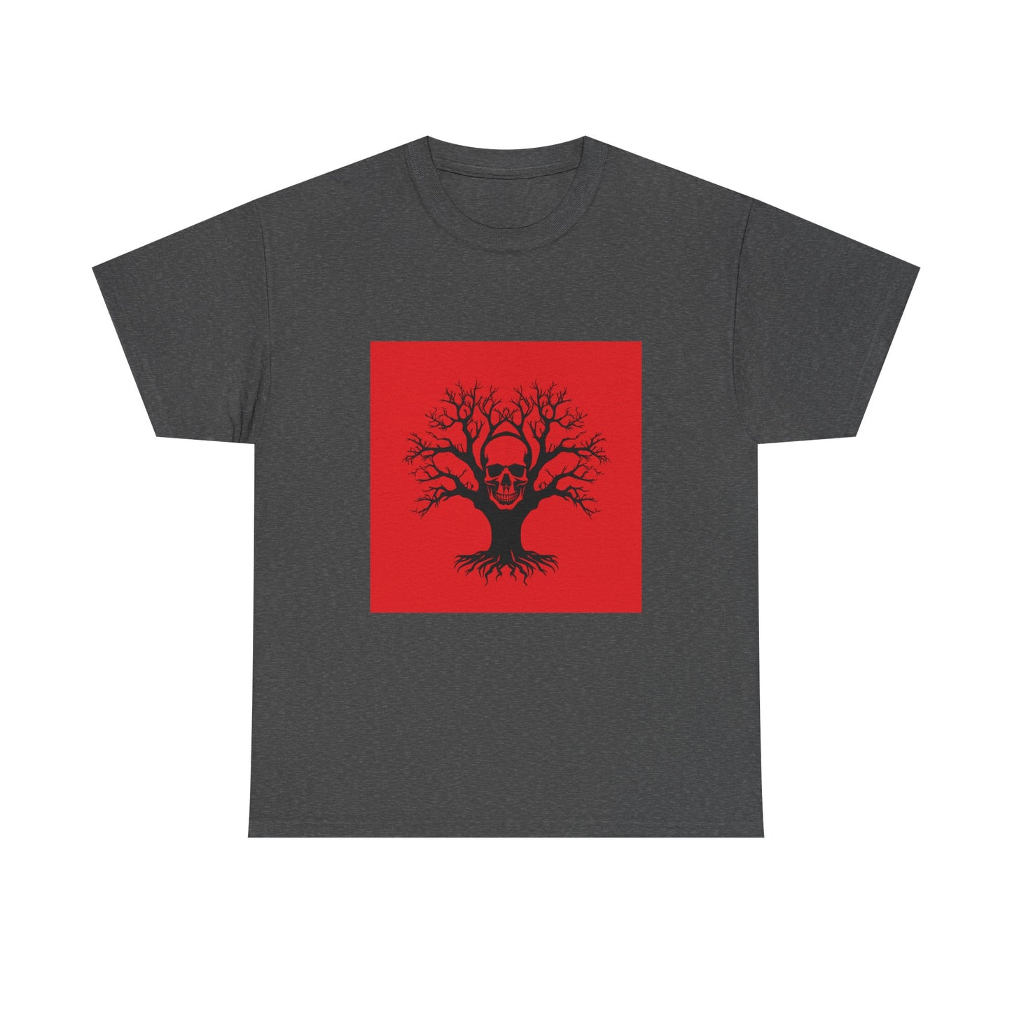 Gothic Skull Tree Tee, Unisex T-Shirt, Alternative Fashion, Edgy Apparel, Halloween Gift, Urban Streetwear