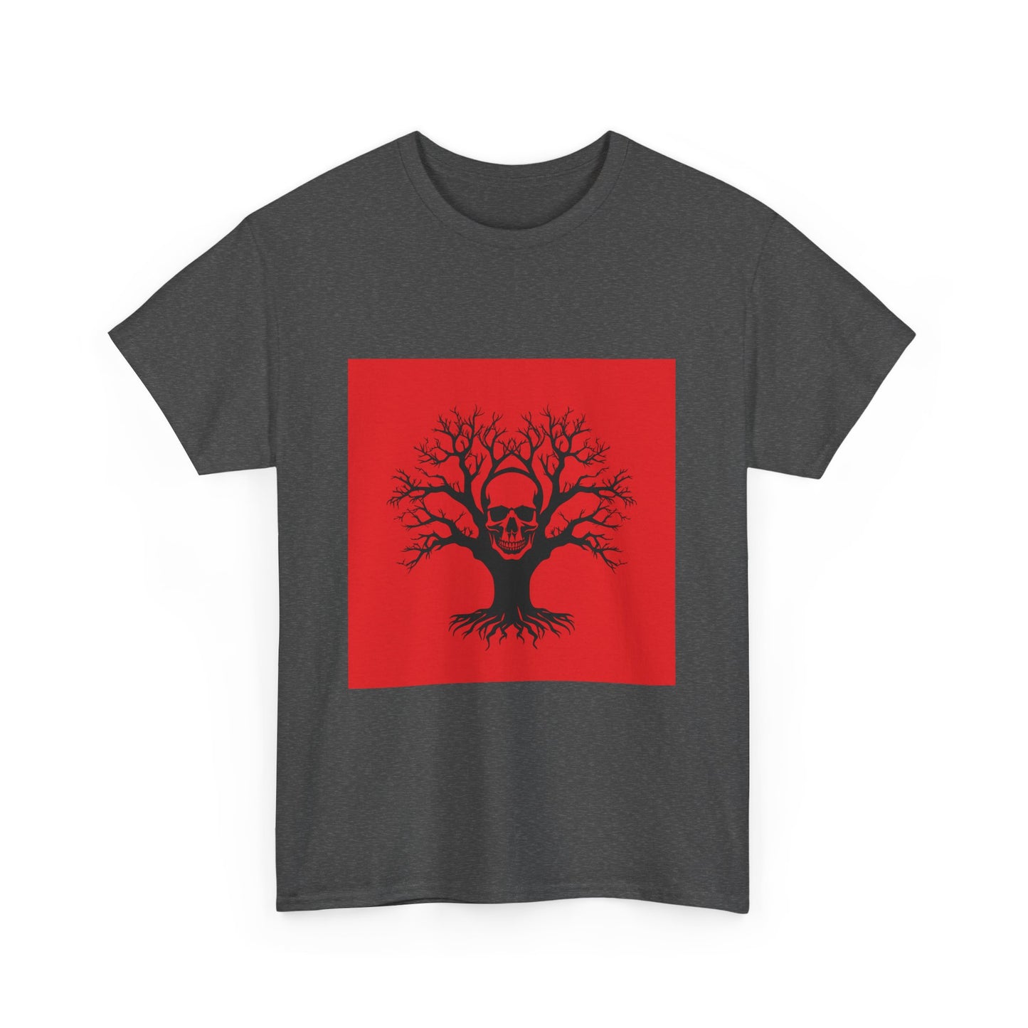 Gothic Skull Tree Tee, Unisex T-Shirt, Alternative Fashion, Edgy Apparel, Halloween Gift, Urban Streetwear