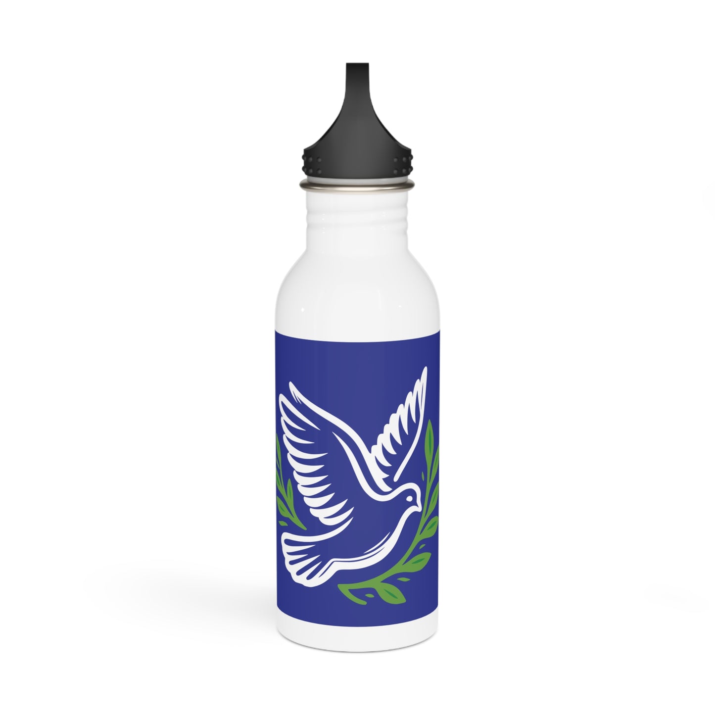 Dove Design Stainless Steel Water Bottle, Eco-Friendly Drinkware, Unique Gift for Nature Lovers, Yoga, Travel, Fitness, Peace Symbol