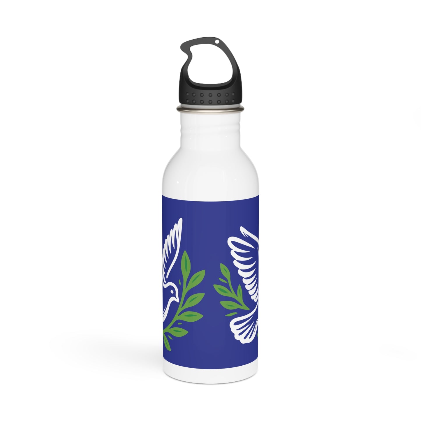 Dove Design Stainless Steel Water Bottle, Eco-Friendly Drinkware, Unique Gift for Nature Lovers, Yoga, Travel, Fitness, Peace Symbol