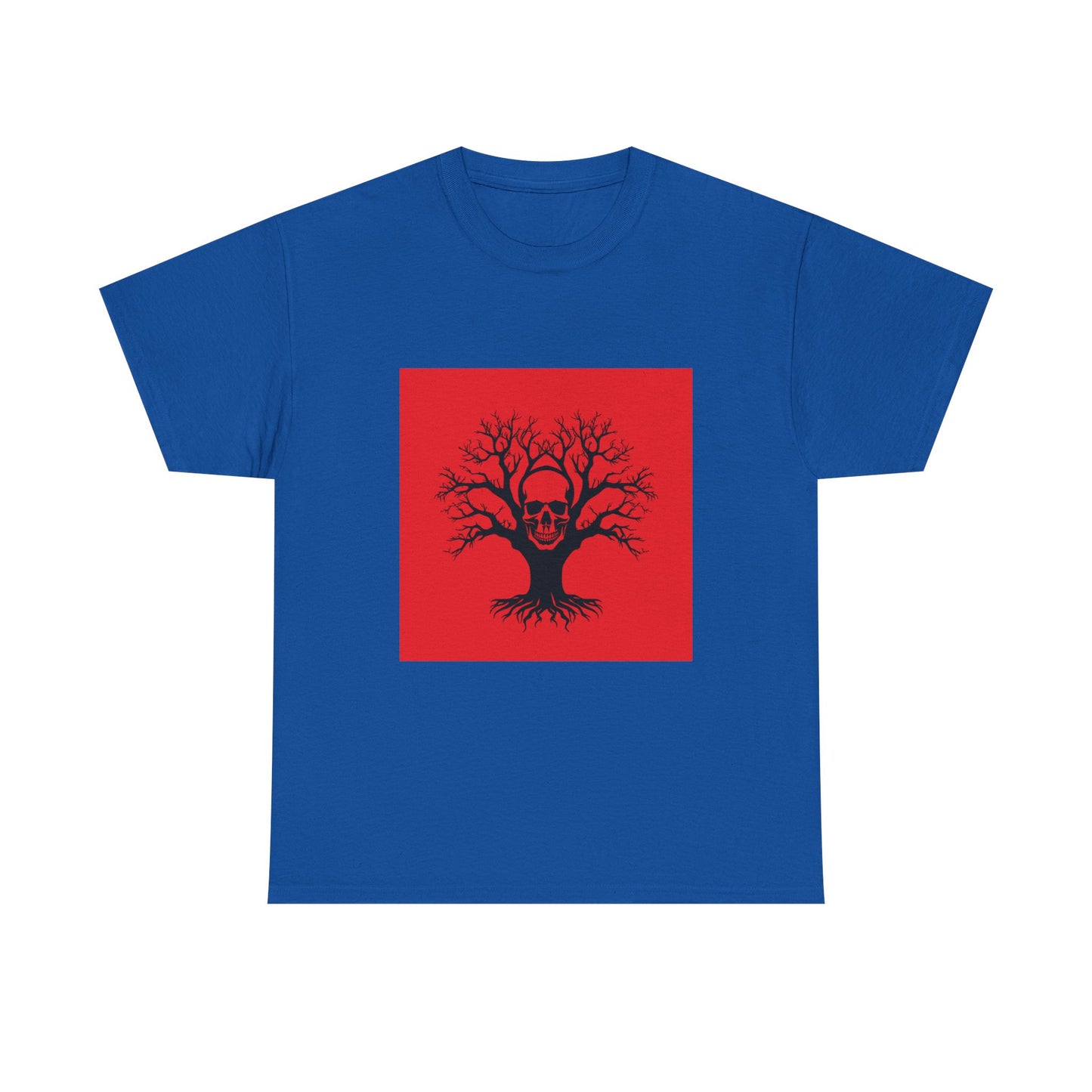Gothic Skull Tree Tee, Unisex T-Shirt, Alternative Fashion, Edgy Apparel, Halloween Gift, Urban Streetwear