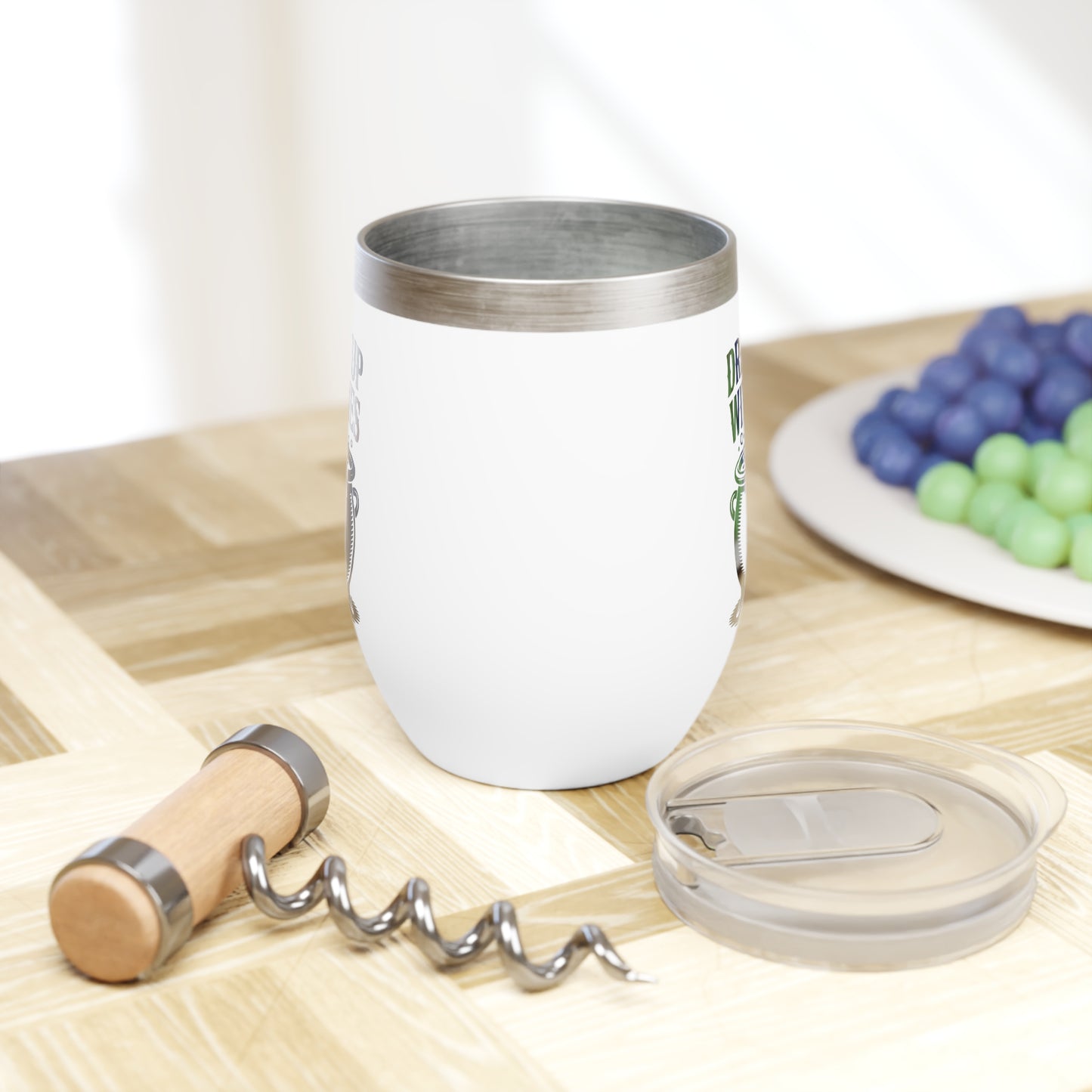 Chill Wine Tumbler - Insulated Travel Cup, Perfect for Wine Lovers, Party Favors, Gifts for Wine Enthusiasts, Outdoor Gatherings