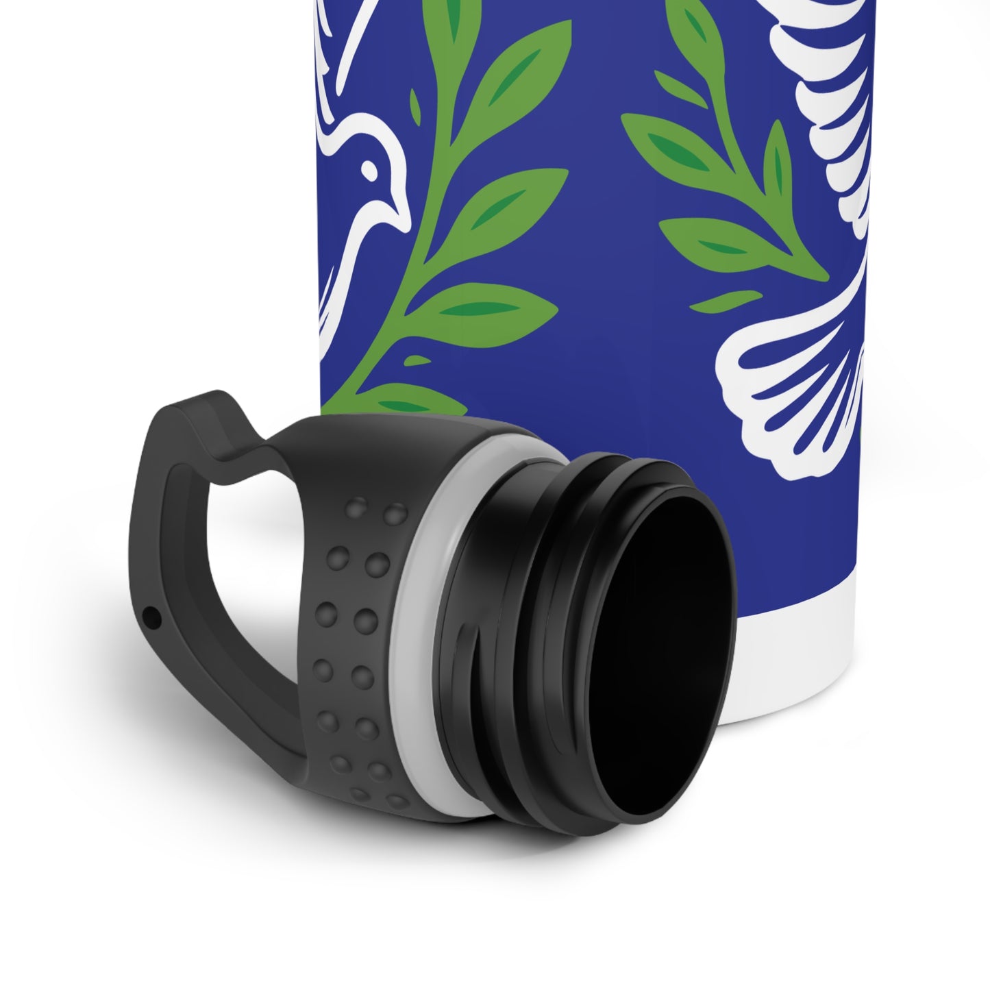 Dove Design Stainless Steel Water Bottle, Eco-Friendly Drinkware, Unique Gift for Nature Lovers, Yoga, Travel, Fitness, Peace Symbol