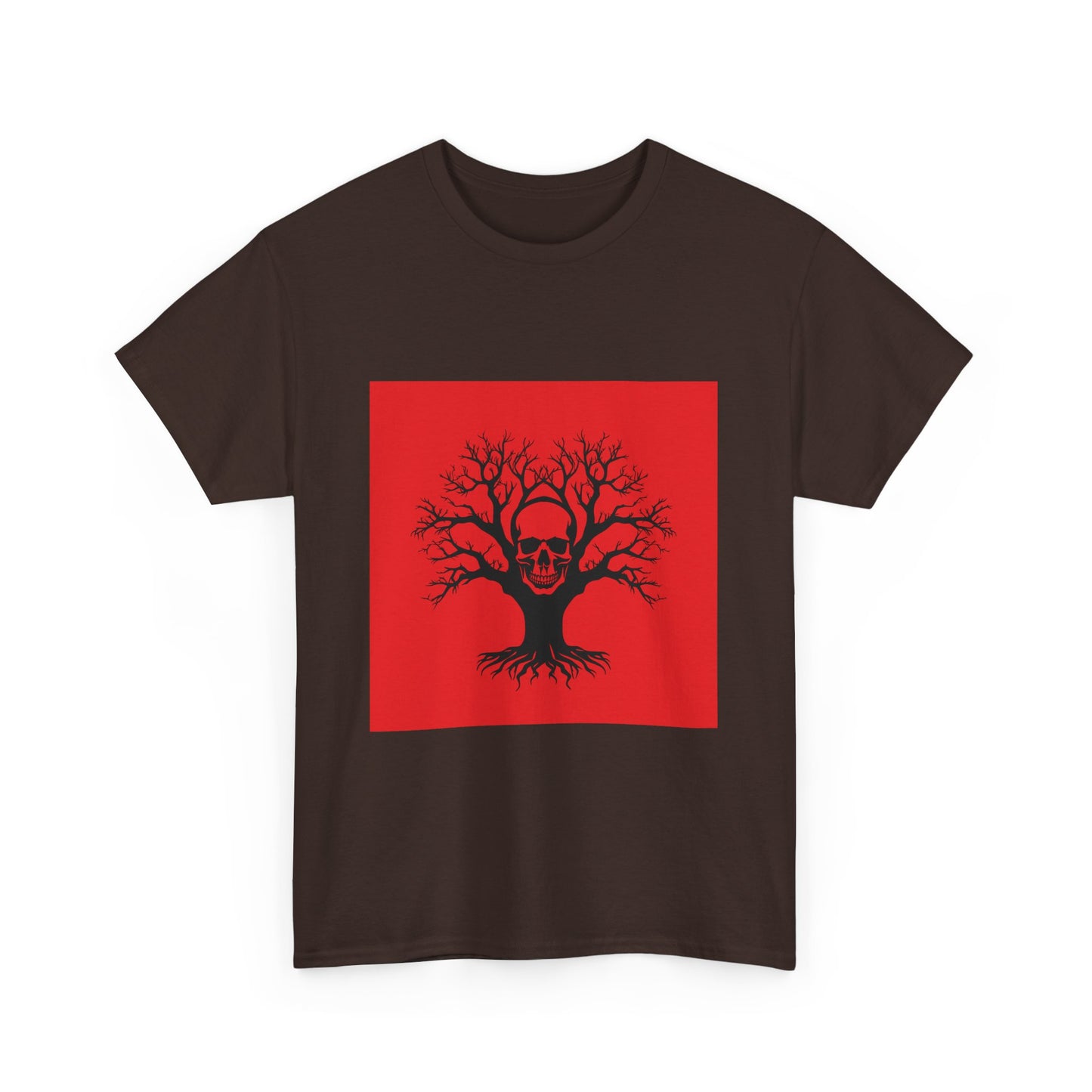 Gothic Skull Tree Tee, Unisex T-Shirt, Alternative Fashion, Edgy Apparel, Halloween Gift, Urban Streetwear