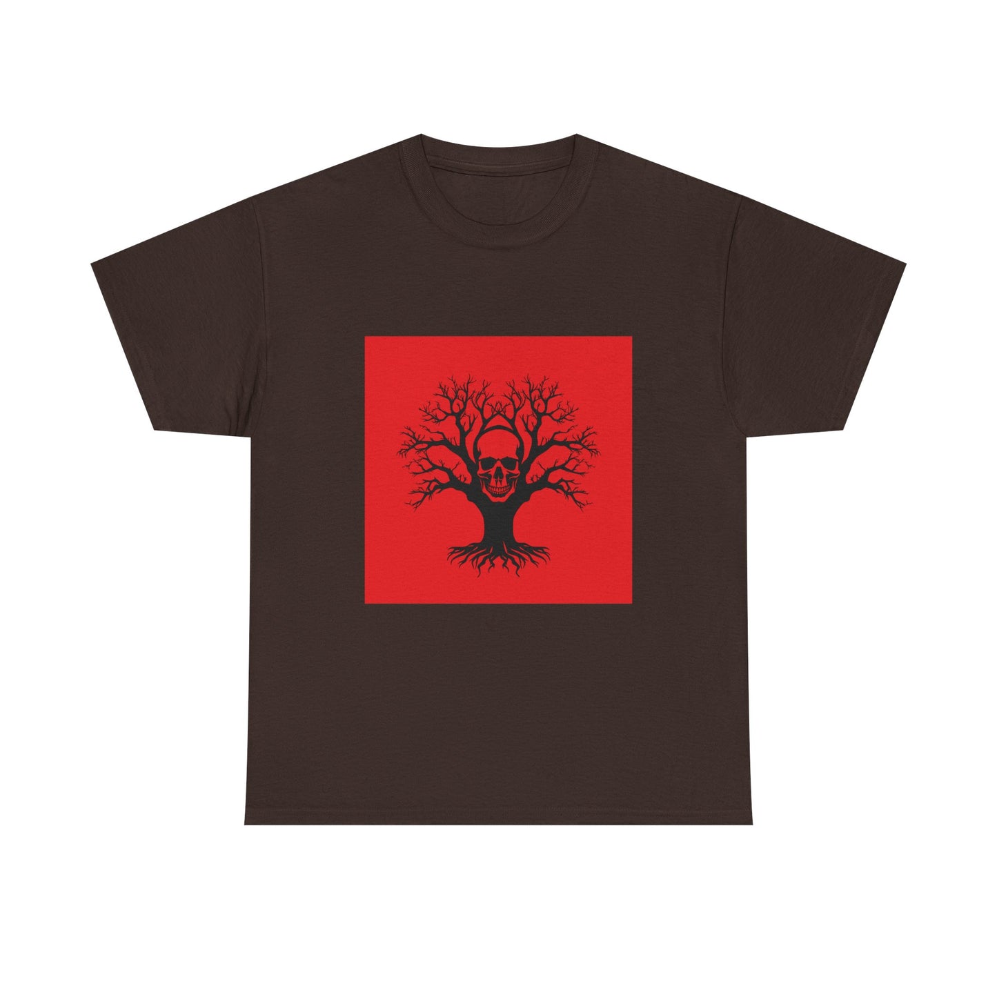 Gothic Skull Tree Tee, Unisex T-Shirt, Alternative Fashion, Edgy Apparel, Halloween Gift, Urban Streetwear