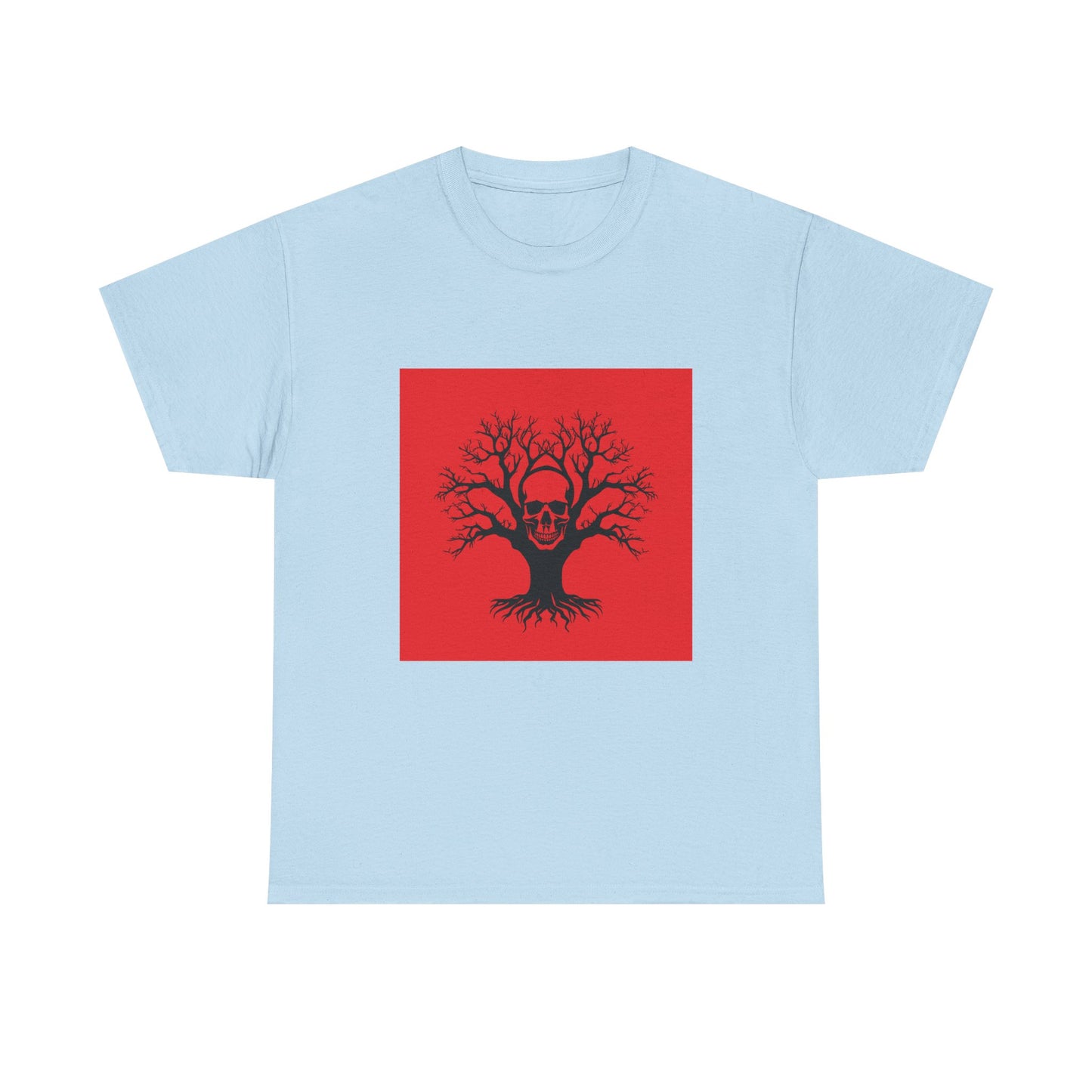 Gothic Skull Tree Tee, Unisex T-Shirt, Alternative Fashion, Edgy Apparel, Halloween Gift, Urban Streetwear