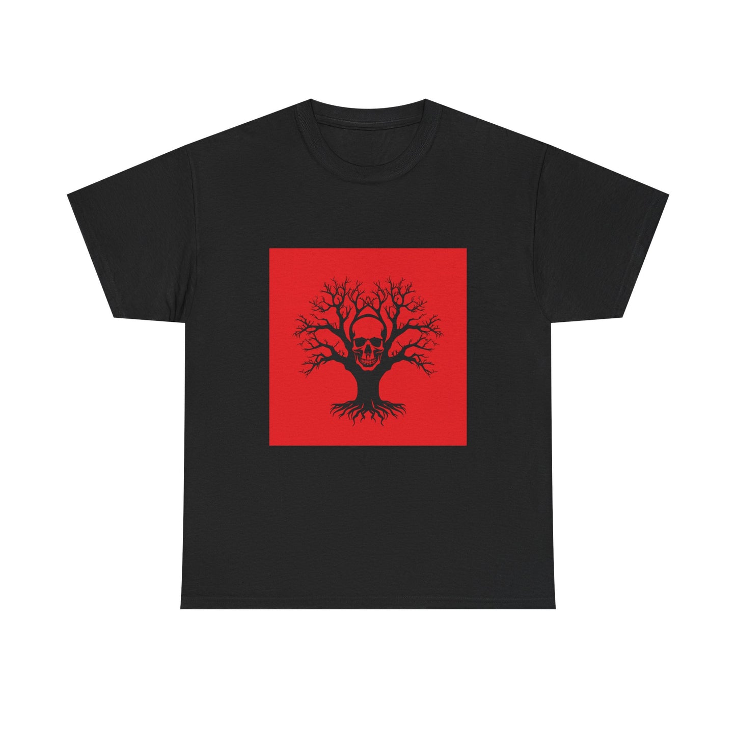 Gothic Skull Tree Tee, Unisex T-Shirt, Alternative Fashion, Edgy Apparel, Halloween Gift, Urban Streetwear