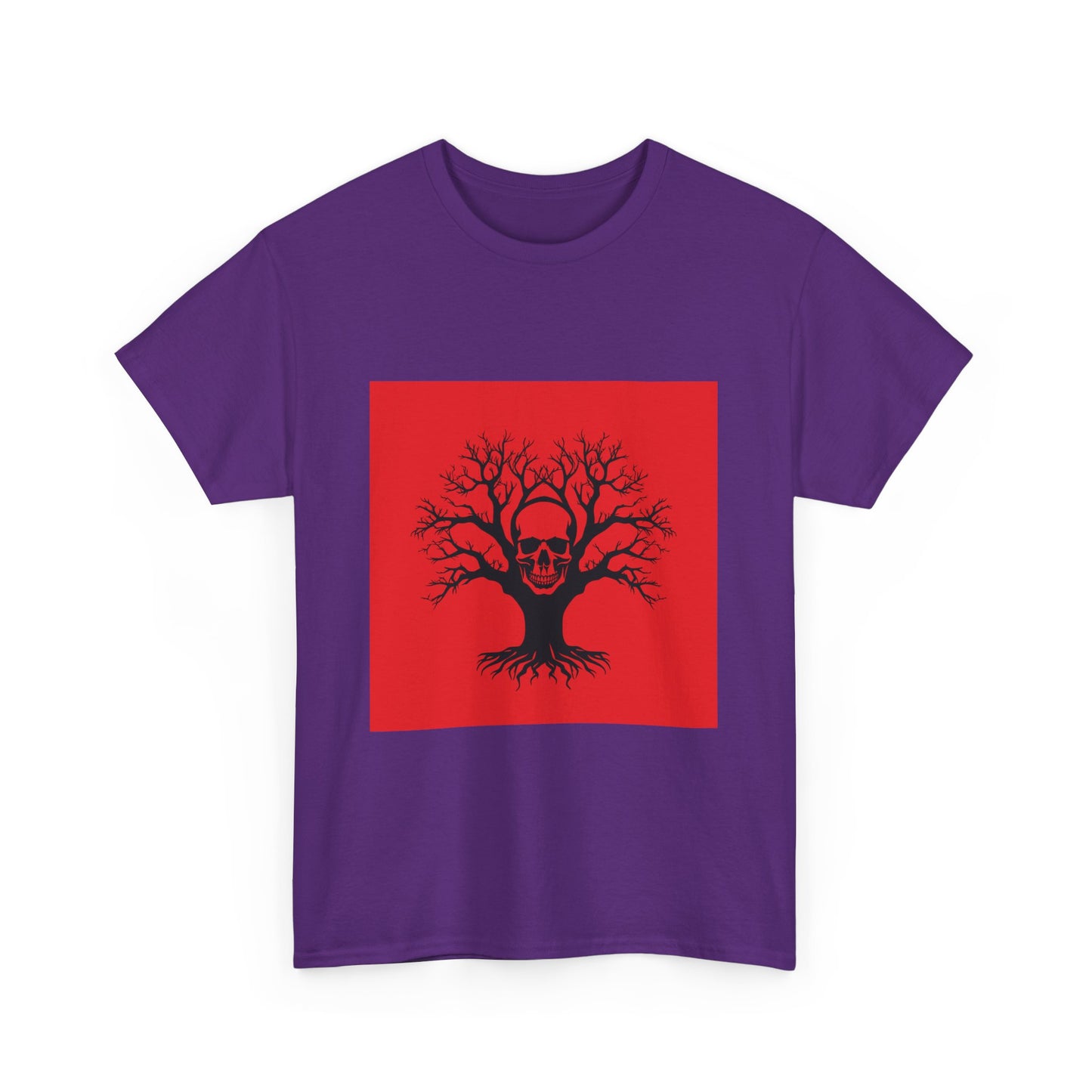 Gothic Skull Tree Tee, Unisex T-Shirt, Alternative Fashion, Edgy Apparel, Halloween Gift, Urban Streetwear