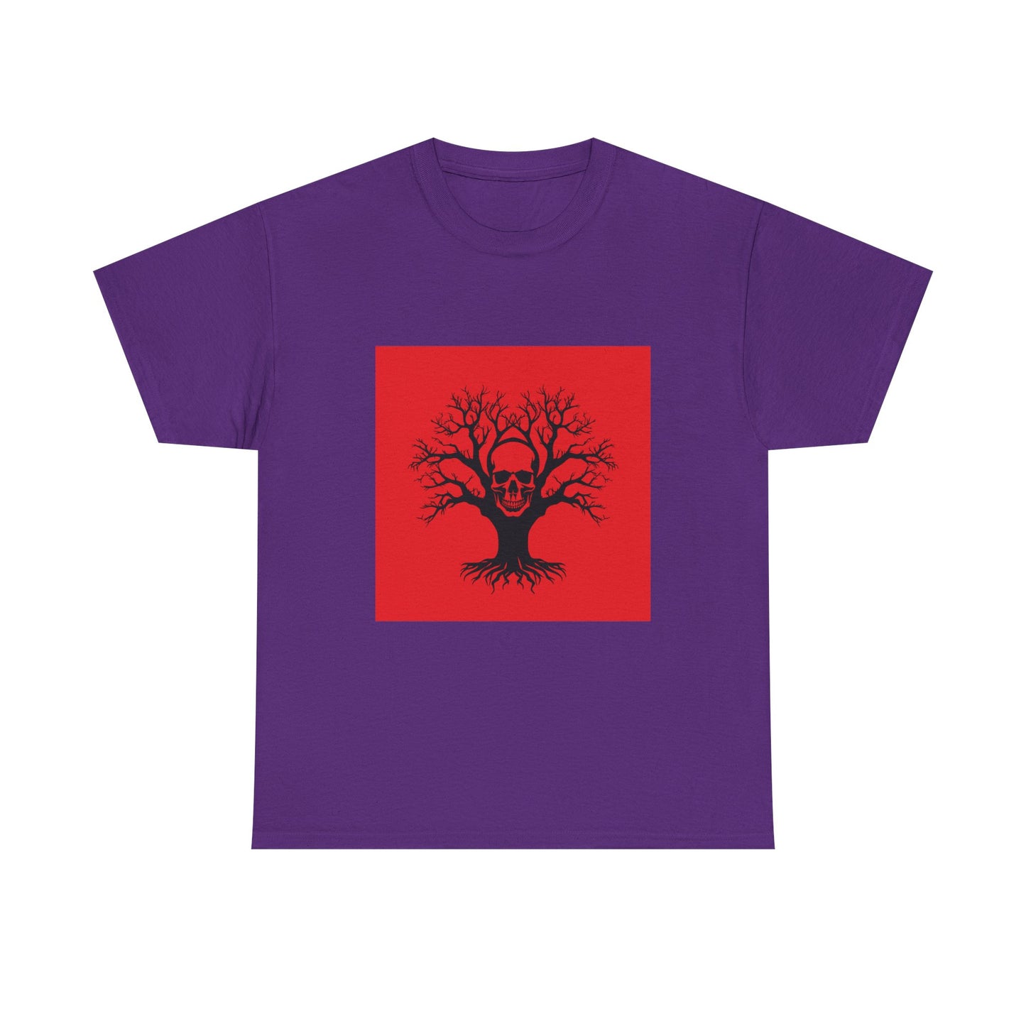 Gothic Skull Tree Tee, Unisex T-Shirt, Alternative Fashion, Edgy Apparel, Halloween Gift, Urban Streetwear