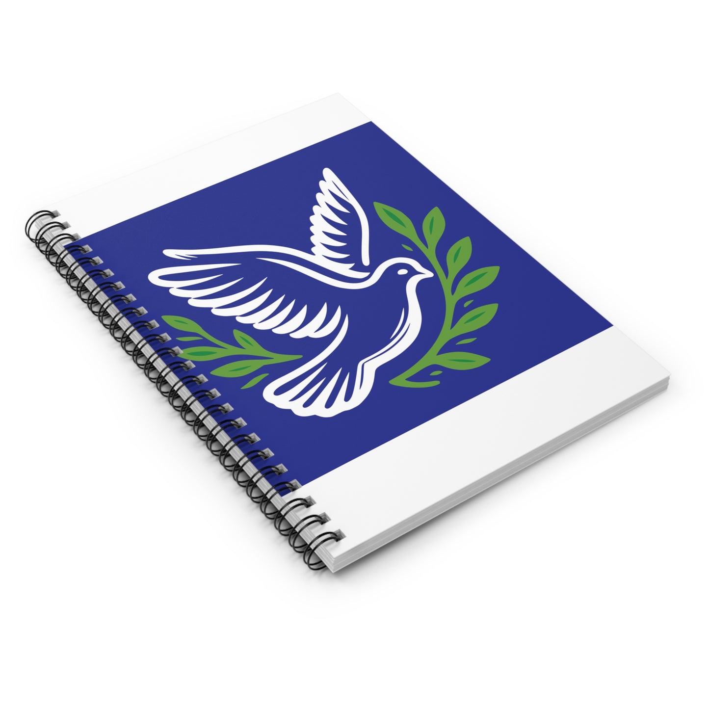Peaceful Dove Spiral Notebook - Ideal for Journaling, School Notes, Gift, Inspiration, Mindfulness