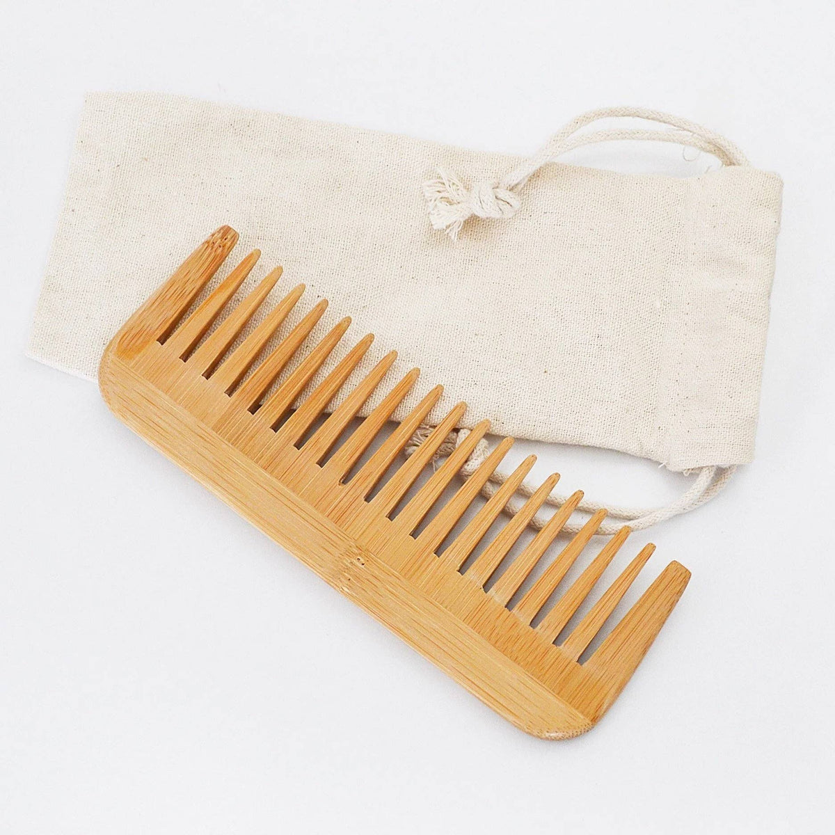Natural Bamboo Hair Pick - Plastic Free Biodegradable