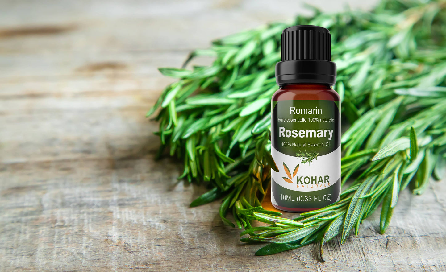 100% Pure Natural Rosemary Essential Oil. 10 ml