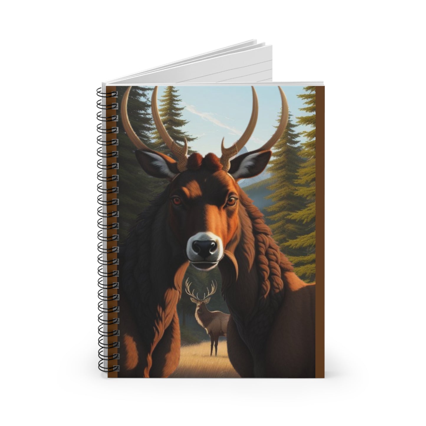 Majestic Wildlife Spiral Notebook - Ruled Lines, Nature Lover's Journal, Gifts for Animal Enthusiasts, Eco-Friendly Writing Pad, [...]