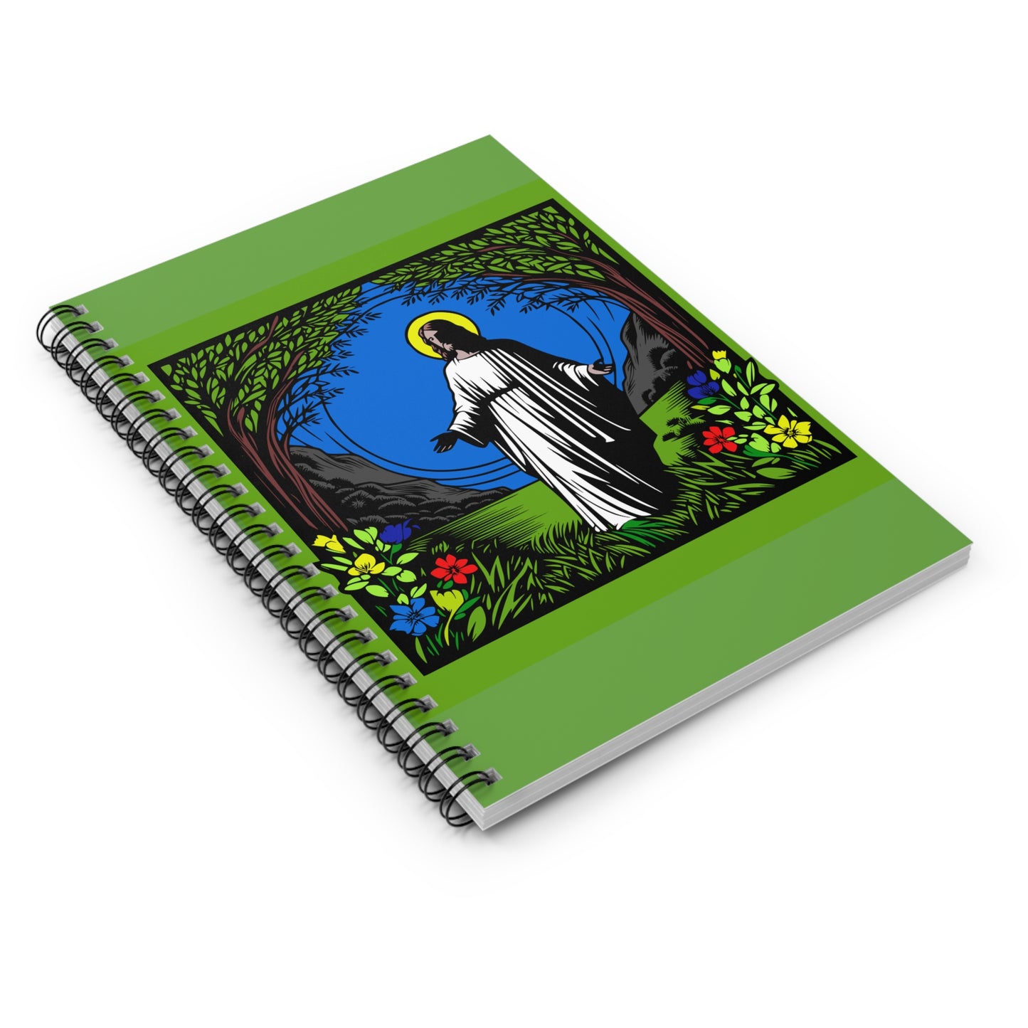 Spiritual Spiral Notebook - Ruled Line, Inspirational Journal, Christian Gift, Nature Lover’s Notebook, Wedding Planning, Personal [...]