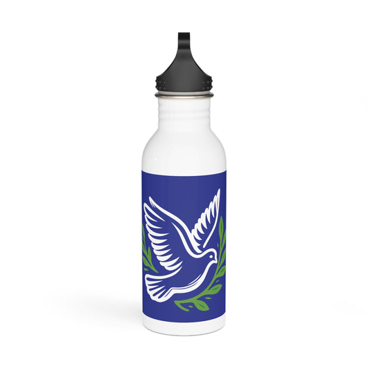 Dove Design Stainless Steel Water Bottle, Eco-Friendly Drinkware, Unique Gift for Nature Lovers, Yoga, Travel, Fitness, Peace Symbol