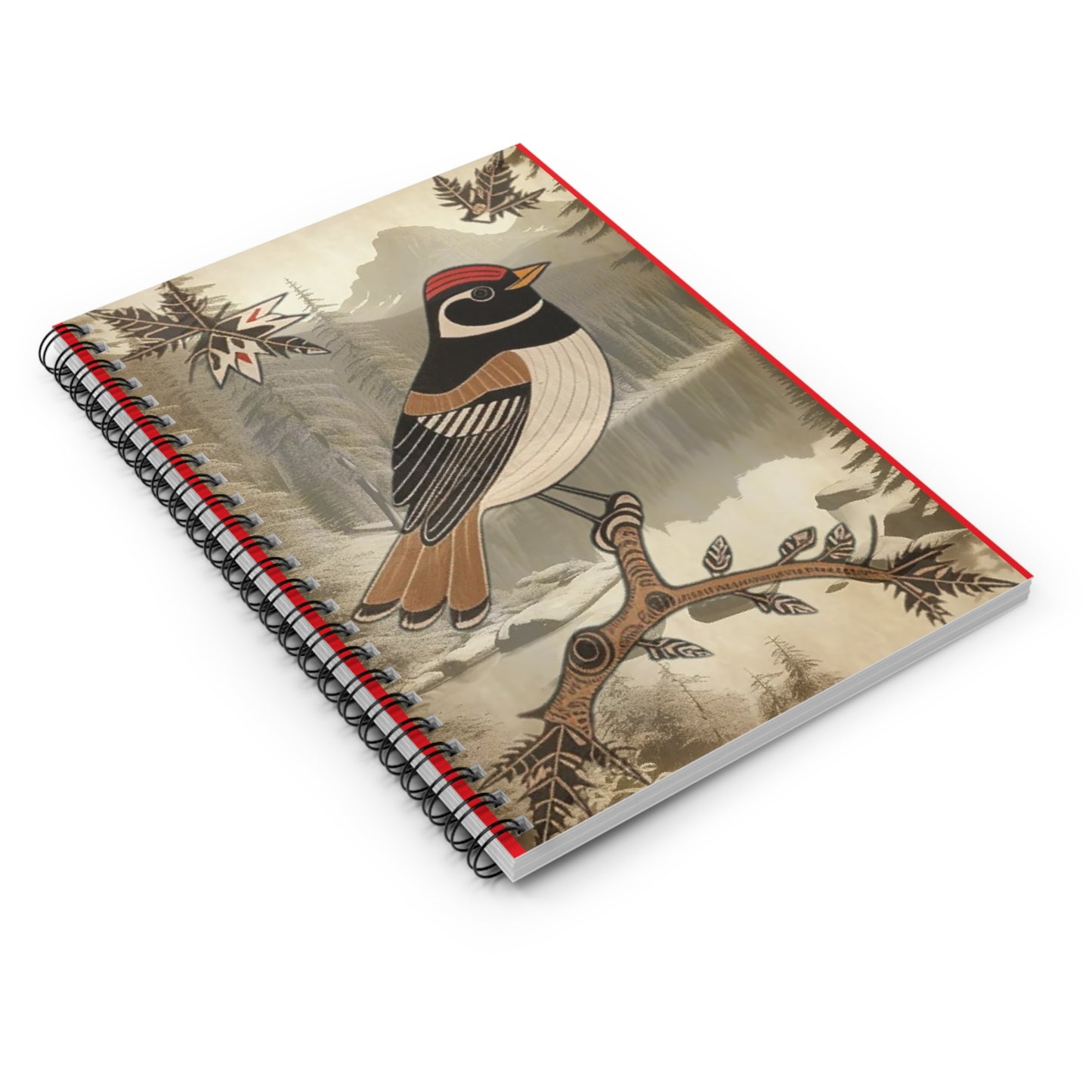 Rustic Bird-Themed Notebook | Nature Lover's Journal, Writing Pad, Gift for Bird Watchers, School Supplies, Eco-Friendly