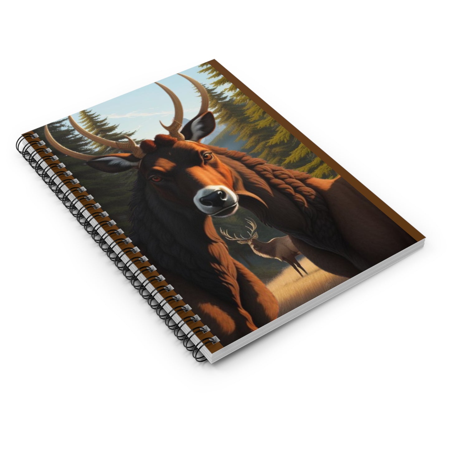 Majestic Wildlife Spiral Notebook - Ruled Lines, Nature Lover's Journal, Gifts for Animal Enthusiasts, Eco-Friendly Writing Pad, [...]