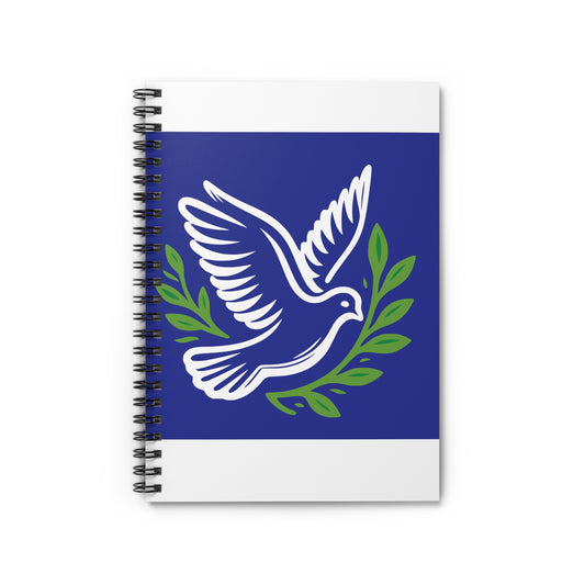 Peaceful Dove Spiral Notebook - Ideal for Journaling, School Notes, Gift, Inspiration, Mindfulness