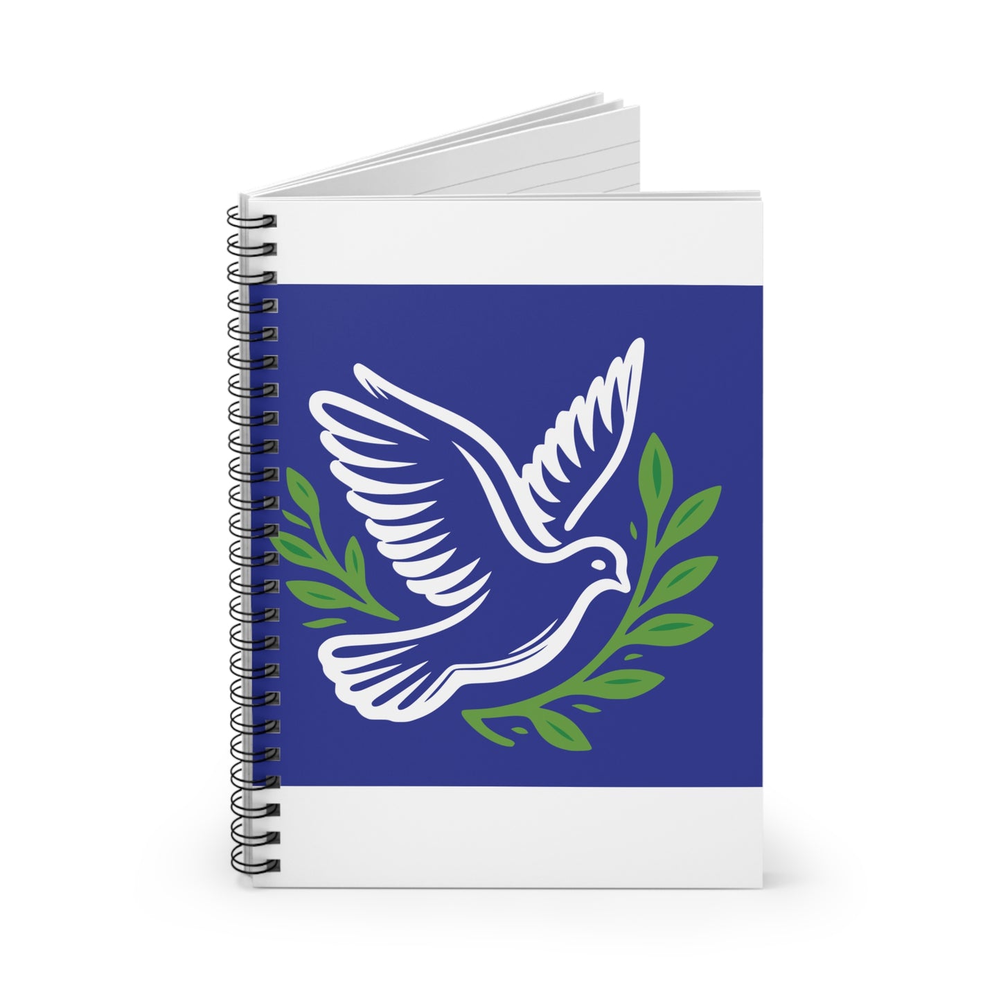 Peaceful Dove Spiral Notebook - Ideal for Journaling, School Notes, Gift, Inspiration, Mindfulness