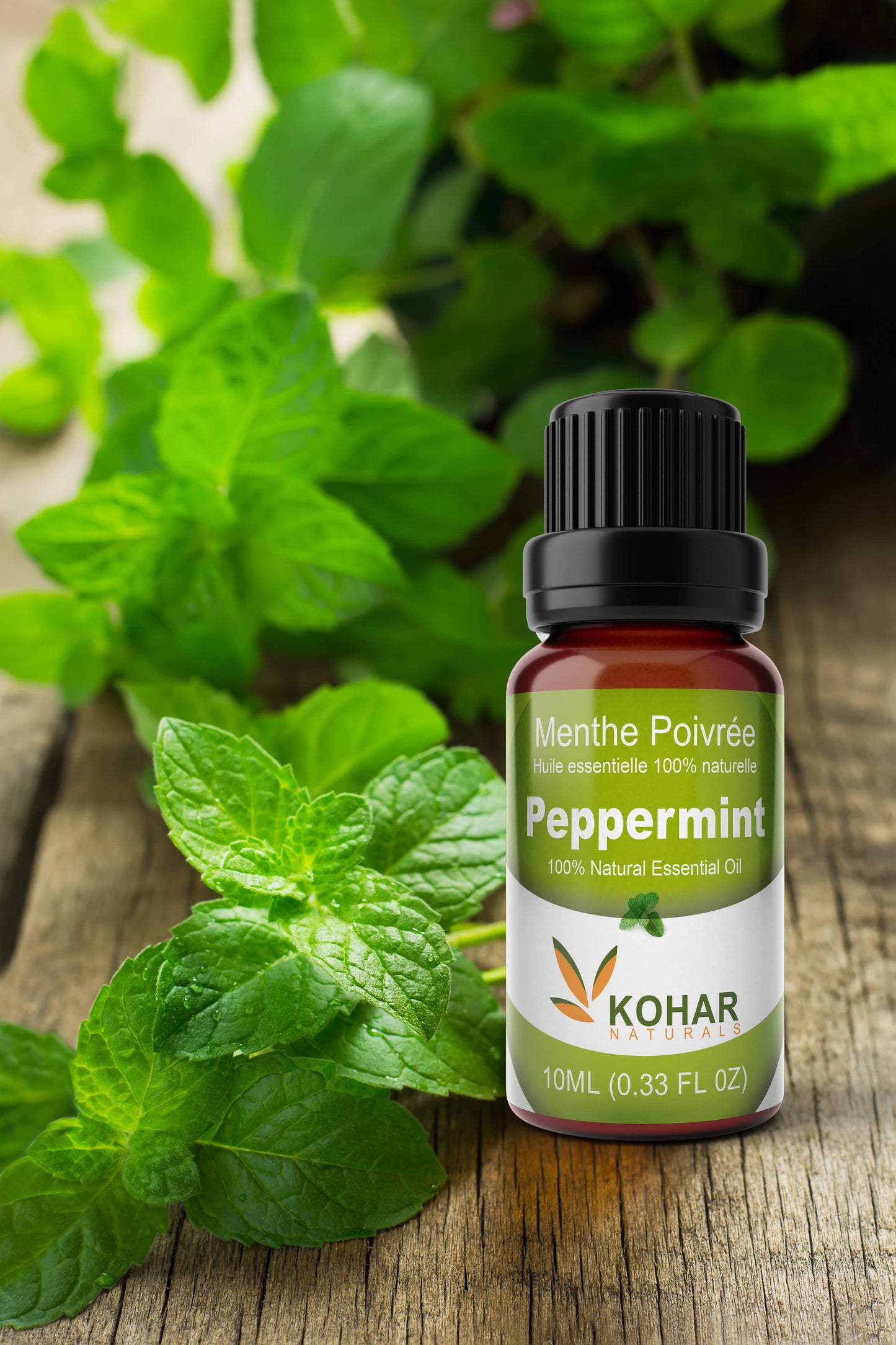 100% Pure Natural Peppermint Essential Oil. 10 ml