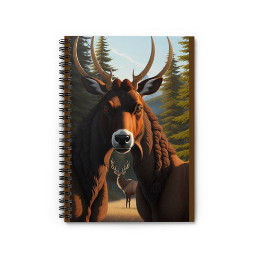 Majestic Wildlife Spiral Notebook - Ruled Lines, Nature Lover's Journal, Gifts for Animal Enthusiasts, Eco-Friendly Writing Pad, [...]