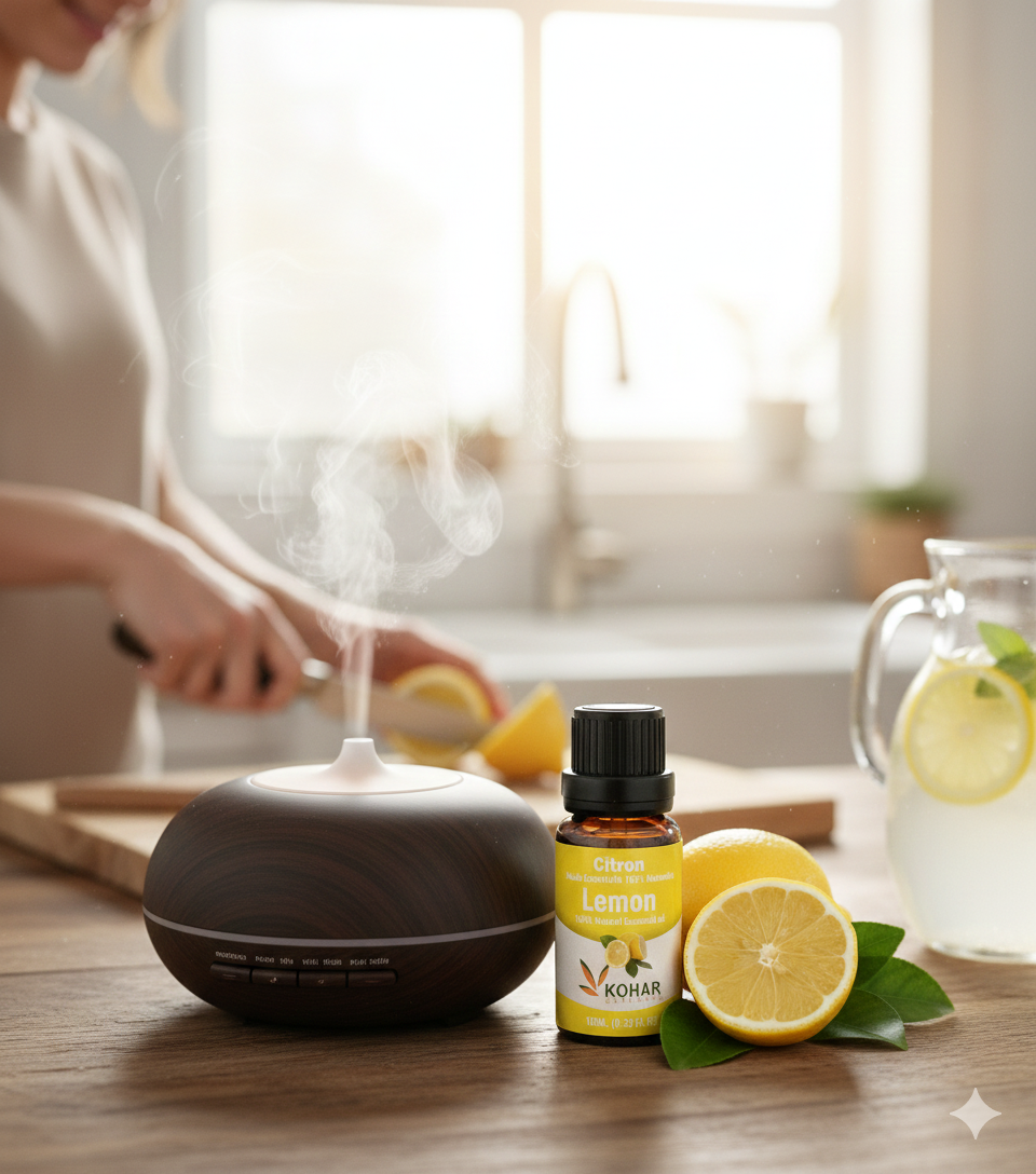 100% Pure Natural Lemon Essential Oil. 10 ml