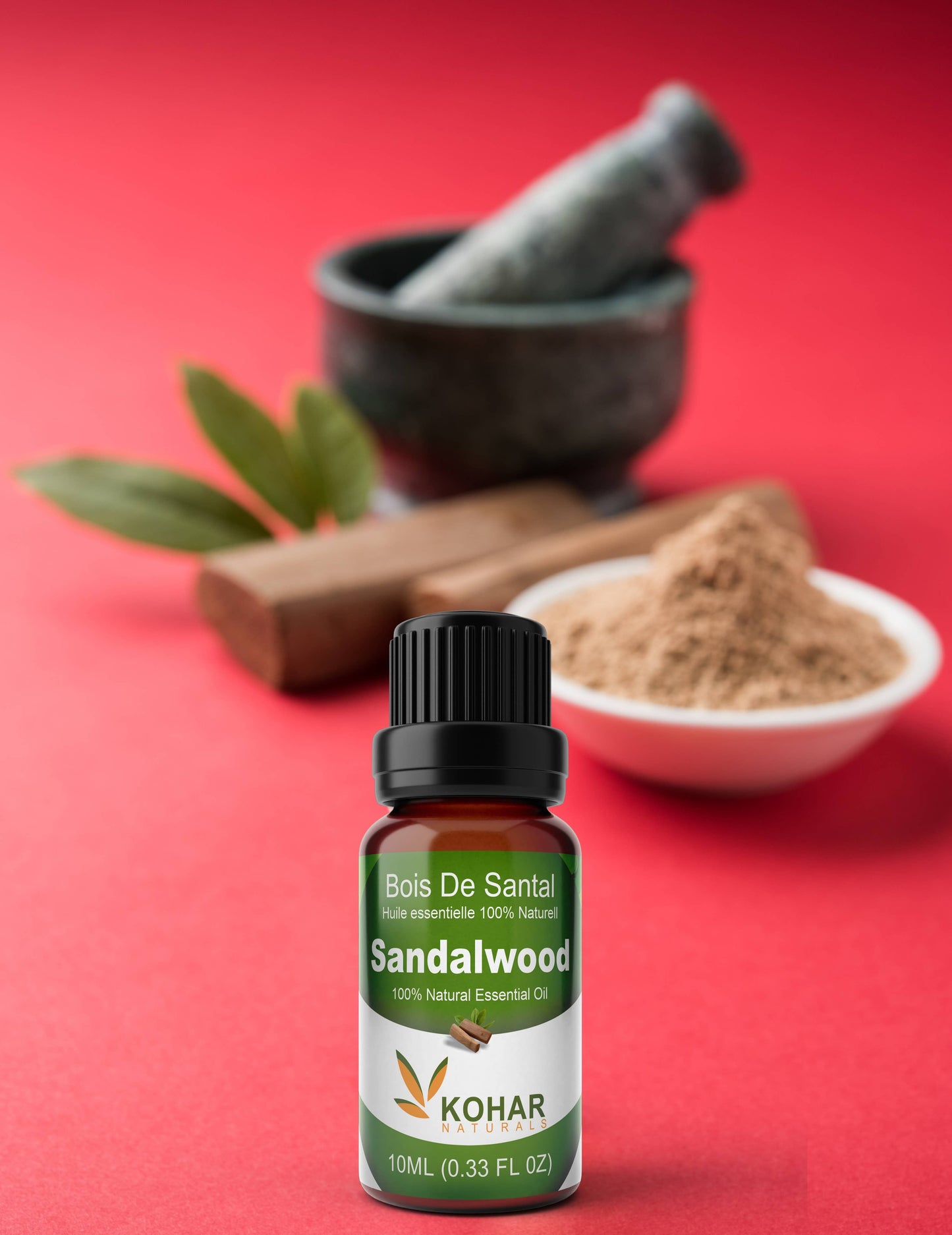 Pure Indian Sandalwood Essential Oil. 10 ml