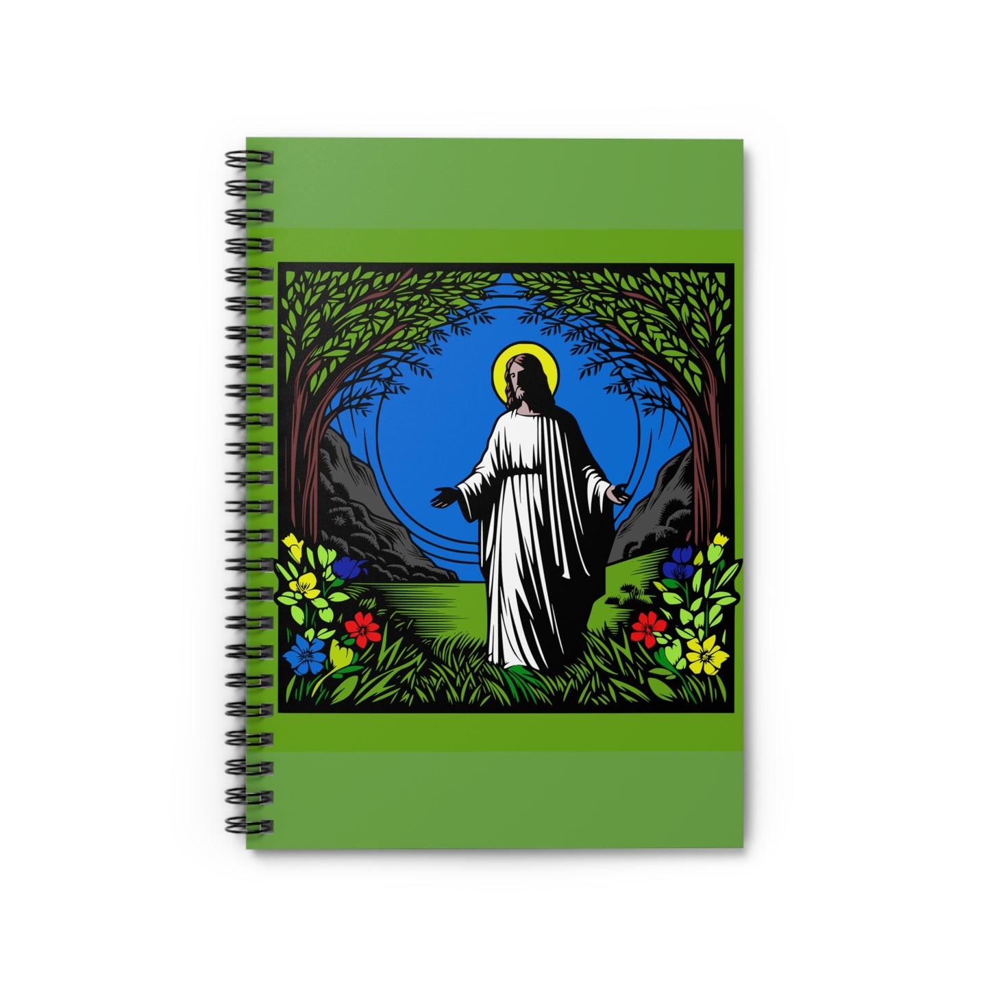 Spiritual Spiral Notebook - Ruled Line, Inspirational Journal, Christian Gift, Nature Lover’s Notebook, Wedding Planning, Personal [...]