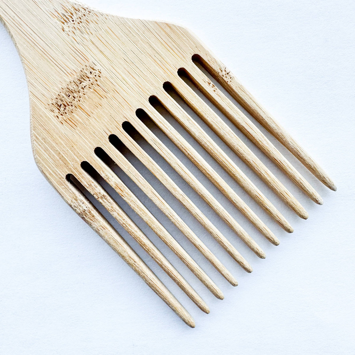 Natural Bamboo Hair Pick - Plastic Free Biodegradable