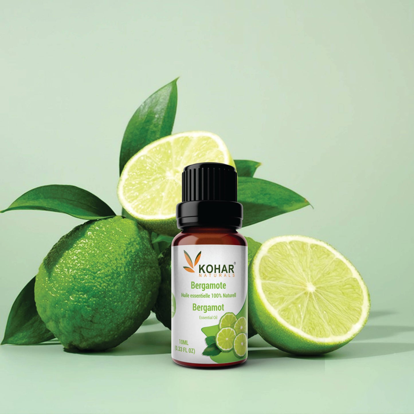 Bergamot Essential Oil — Fresh Uplifting Aroma - 10 ml