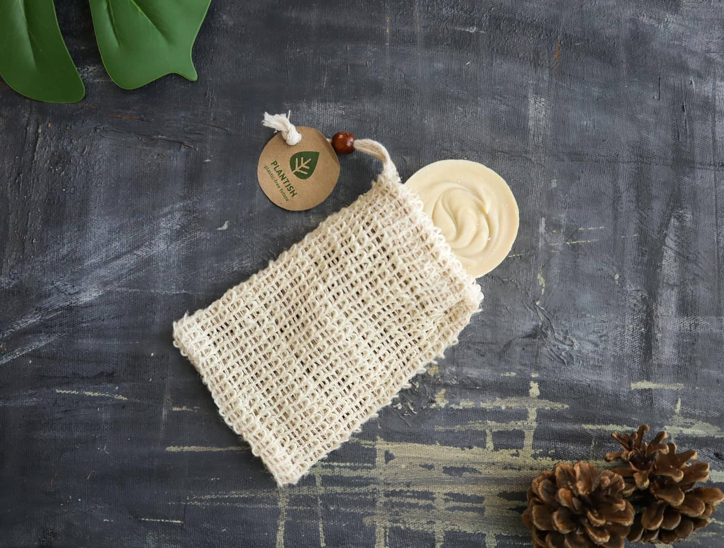 Natural Sisal Fiber Soap Saver Bag