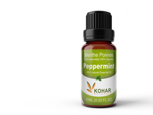 100% Pure Natural Peppermint Essential Oil. 10 ml